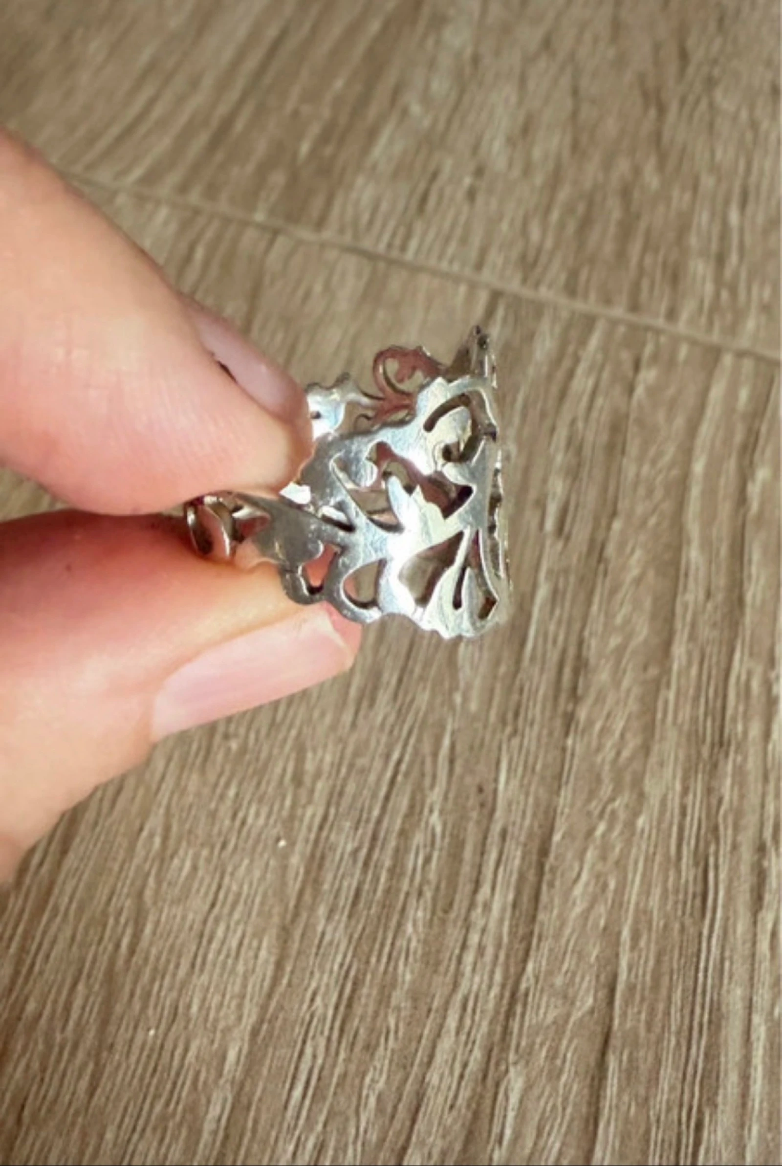 Anillo TOUS original de plata 925 calado – photo 4